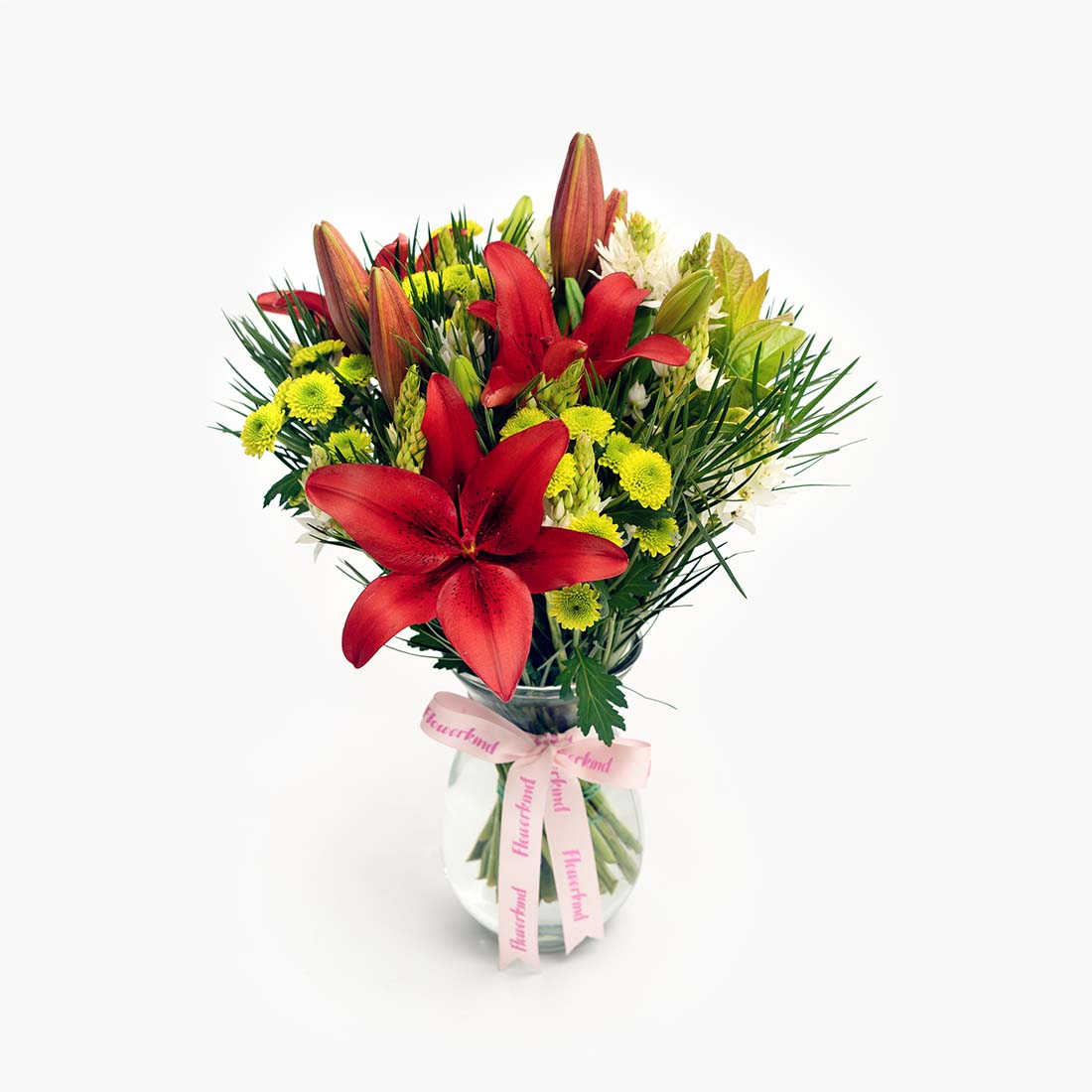 Geelong floristry Christmas themed flower arrangement
