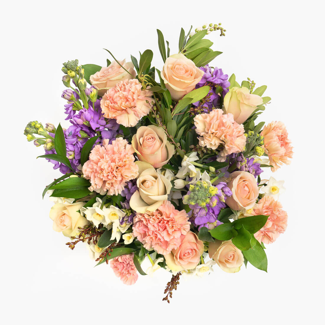 Soft pastel florist flower arrangement for a Geelong baby shower